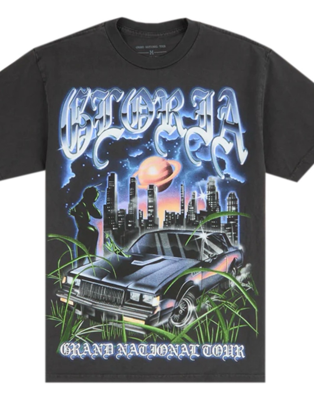 Official Merch Kendrick Lamar Gloria Grand National Tour 2025 Graphic Tee Black